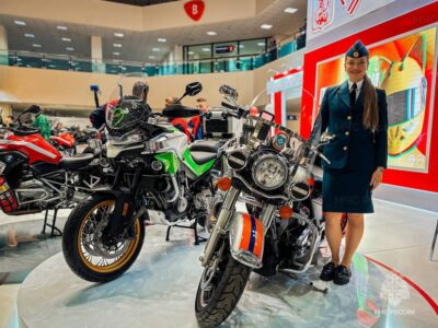 Мототехнику столичного главка МЧС России представили на выставке «Мотозима» 2024