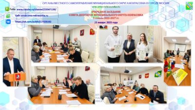 Очередное заседание Совета депутатов