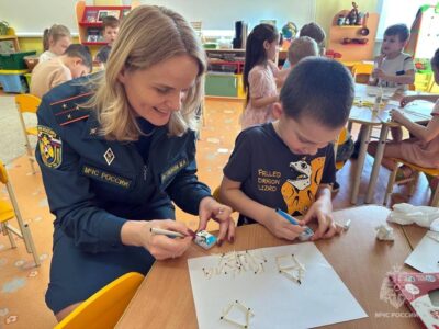День рождения спички отметили в школе № 1547