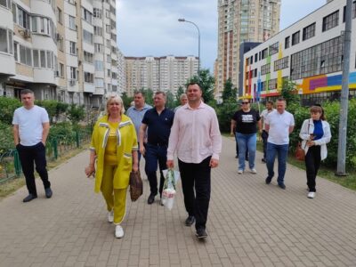 Сегодня, 31 мая, приняла участие в субботнем обходе территории района Некрасовка