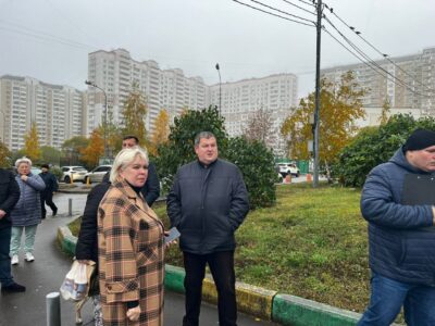 Встреча с жителями района Некрасовка в городе Москве