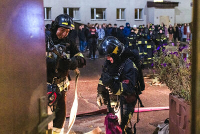 Пожарно-тактические учения в православном университете