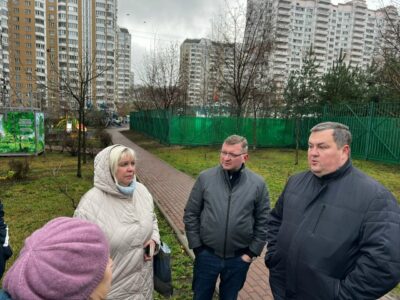 Встреча с жителями района Некрасовка в городе Москве…