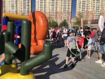 Семейный активный образ жизни в районе Некрасовка города Москвы