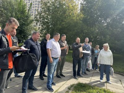 Встреча с жителями района Некрасовка в городе Москве